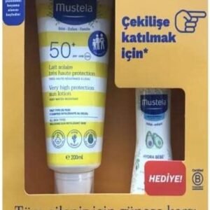 Mustela Çok Yüksek Koruma Güneş Kremi SPF50 + Hydra Bebe Hediye Seti