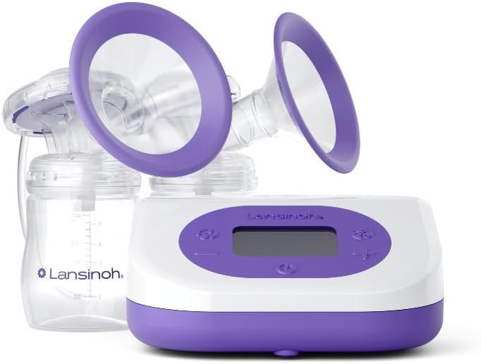 Lansinoh Şarj Edilebilir Çiftli Elektrikli Göğüs Pompası - Konforlu ve Etkili Sağım