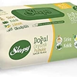 Sleepy Doğal Organik Pamuklu Limon & Sirke & Kekik & Okaliptüs Temizlik Havlusu 50 Yaprak Aylık Fırsat Paketi