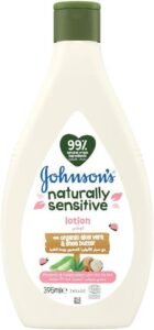 Johnson’s Baby Naturally Sensitive Losyon 395ml | Hassas Ciltler İçin Bebek Losyonu