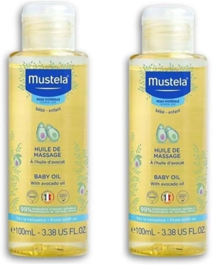 Mustela Bebek Yağı 100 mL - 2 Adet | Hassas Ciltler İçin Nemlendirici