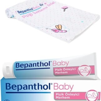 Bepanthol Baby Pişik Önleyici Merhem 100gr + Müslin Bebek Örtüsü