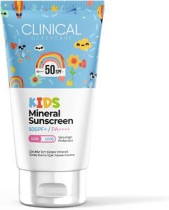 CLASYCARE Çocuk Mineral Güneş Kremi SPF 50+ | Bebek ve Çocuklar için Güneş Losyonu