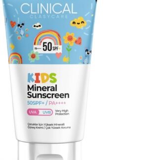 CLASYCARE Çocuk Mineral Güneş Kremi SPF 50+ | Bebek ve Çocuklar için Güneş Losyonu