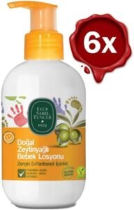 Eyüp Sabri Tuncer Doğal Zeytinyağlı Bebek Losyonu 280 ml x 6 – Bebek Cildi İçin Doğal Nemlendirici