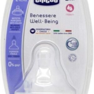 Chicco WellBeing Biberon Emziği 6 Ay+ Mama Akış - Fırsat Paketi