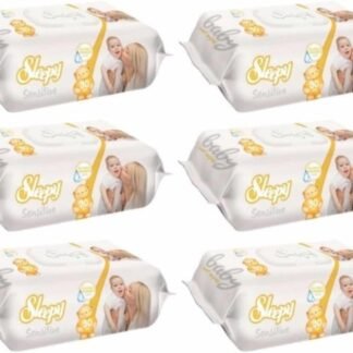 Sleepy Islak Havlu 90 Yaprak 6'lı Set - Fırsat Paketi