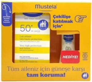 Mustela Güneş Losyonu SPF50 & Hydra Bebe Seti | Bebek Güneş Kremi ve Nemlendirici