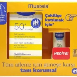 Mustela Güneş Losyonu SPF50 & Hydra Bebe Seti | Bebek Güneş Kremi ve Nemlendirici