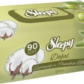 Sleepy Doğal Zeytinyağlı ve Pamuklu Islak Bebek Havlusu 3x90 (270 Yaprak) - Aylık Fırsat Paketi