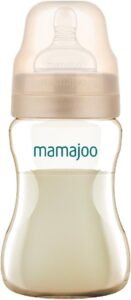 Mamajoo Gold Plus Biberon 250 ml & Anti-Kolik Silikon Biberon Emziği M – Fırsat Paketi