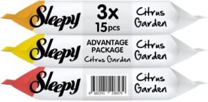 Sleepy Narenciye Travel Pack Cep Mendili 3X15 – Fırsat Paketi