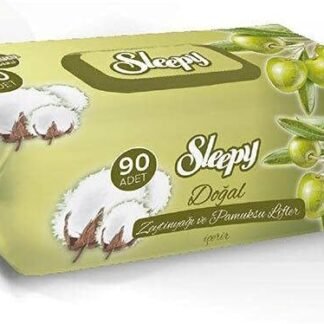 Sleepy Zeytinyağlı ve Pamuksu Lifler Islak Bebek Havlusu 90 Adet Aylık Fırsat Paketi