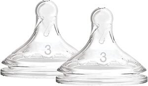 Dr. Brown’s Options + Geniş Ağızlı Silikon Biberon Emziği 3. Seviye 6 Ay+ – Fırsat Paketi