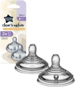 Tommee Tippee Closer to Nature Easi-Vent İçecek Süpürgesi Yavaş Akış 2’li Set – Ekonomik Seçim