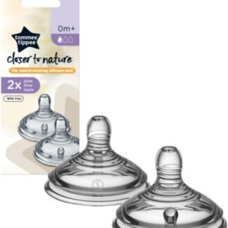 Tommee Tippee Closer to Nature Easi-Vent İçecek Süpürgesi Yavaş Akış 2'li Set - Ekonomik Seçim