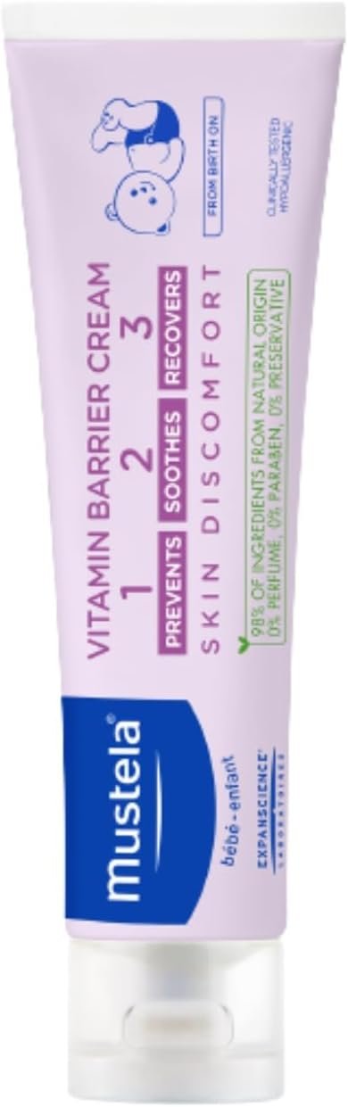 Mustela Vitamin Barrier Cream 1 2 3 - Pişik Kremi - 100ml