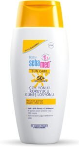 Sebamed Baby SPF 50+ Güneş Losyonu 150ml – UVA/UVB Koruması ve E Vitamini