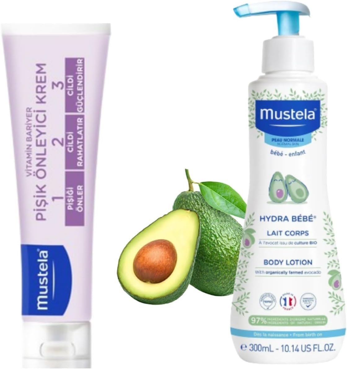 Mustela Hydra Bebe Losyon ve Pişik Kremi Seti | Bebek Cilt Bakımı