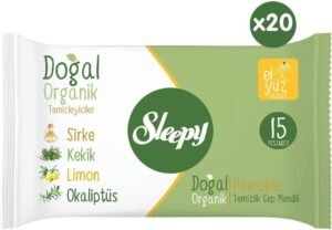 Sleepy Doğal Organik Pamuklu Cep Mendili 300 Yaprak – Aylık Fırsat Paketi