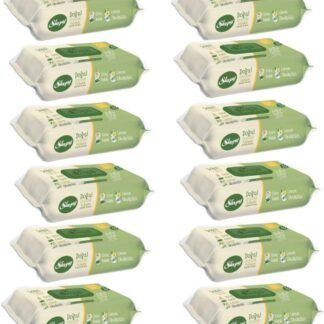 Sleepy Doğal Organik Pamuklu Temizlik Havlusu 50 Yaprak 12'li Paket - Fırsat Paketi