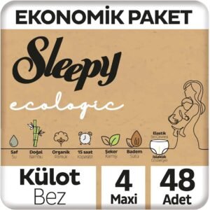 Sleepy Ecologic Ekonomik Paket Külot Bez 4 Numara Maxi 48 Adet