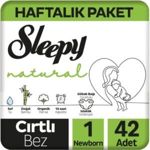 Sleepy Natural Yenidoğan 1 Numara Haftalık Ekonomik Bebek Bezi