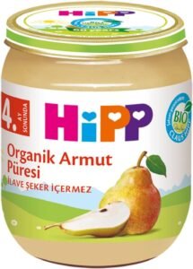 HiPP Organik Armut Püresi 125 gr | Bebek Maması | Organik ve Lezzetli