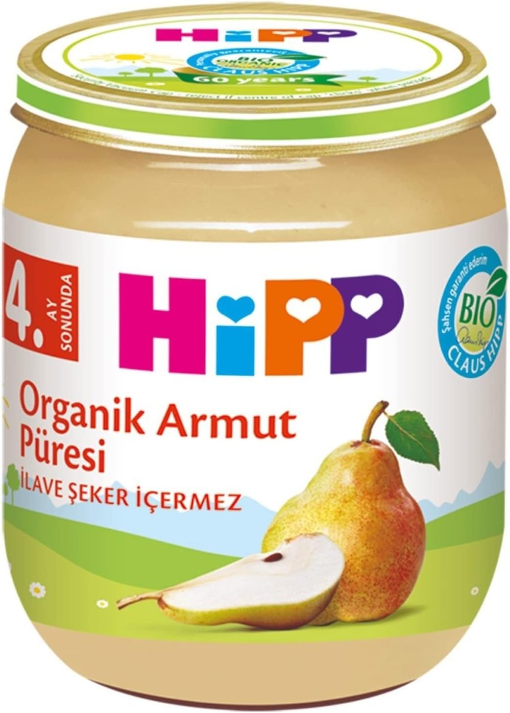 HiPP Organik Armut Püresi 125 gr | Bebek Maması | Organik ve Lezzetli