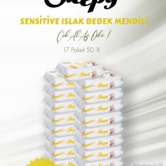 Sleepy Sensitive 50'li Islak Bebek Mendili ve Bebe Temizleme Pamuğu - Fırsat Paketi