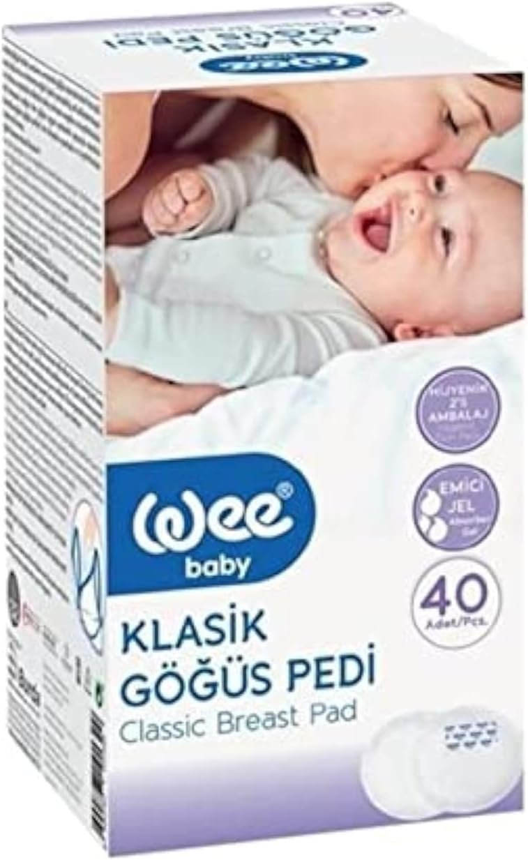 Wee Baby 40'lı Klasik Yapışkanlı Göğüs Pedi - Emzirme Dönemi Konforu