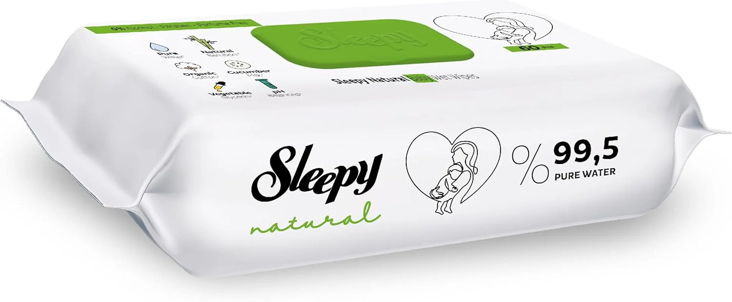 Sleepy Natural Islak Bebek Havlusu 12x60 (720 Yaprak) - Aylık Fırsat Paketi
