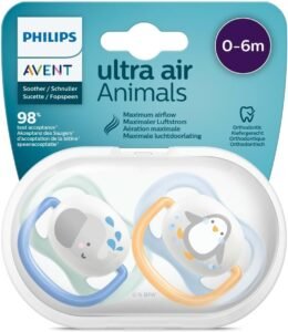 Philips Avent Ultra Air Animals 2’li Emzik 0-6 Ay – Erkek Ekonomik Seçim