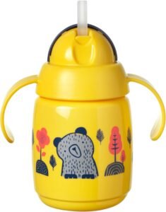 Tommee Tippee Pipetli Alıştırma Bardağı 300 ml – Sarı – Ekonomik Seçim
