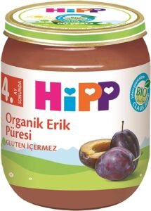 HiPP Organik Erik Püresi 125 gr | Bebek Maması | Organik & Lezzetli