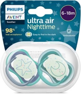 Philips Avent Ultra Air Gece Emziği 6-18 Ay 2’li Paket Erkek Ekonomik Seçim