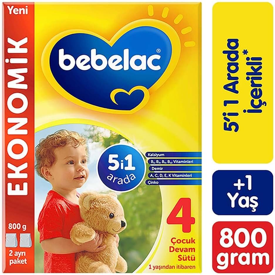 BEBELAC 4 Çocuk Devam Sütü 800gr (1 Yaş +) - Uygun Fiyatla Satın Al