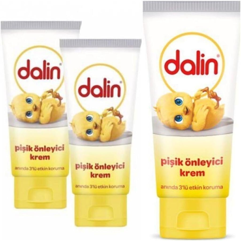 Dalin Pişik Kremi 100 ml 3'lü Paket | Bebek Pişik Kremi | Uygun Fiyat