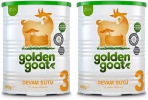 Golden Goat 3 Devam Sütü 2 x 400g – Keçi Sütlü Bebek Maması