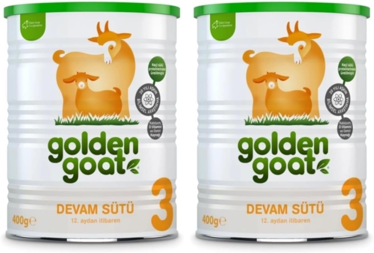 Golden Goat 3 Devam Sütü 2 x 400g - Keçi Sütlü Bebek Maması