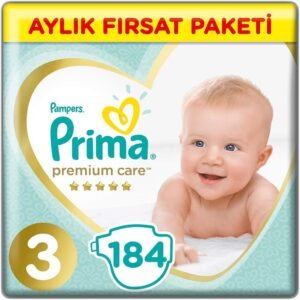 Prima Premium Care 3 Beden Midi Aylık Fırsat Paketi 184 Adet | En İyi Fiyat