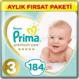 Prima Premium Care 3 Beden Midi Aylık Fırsat Paketi 184 Adet | En İyi Fiyat