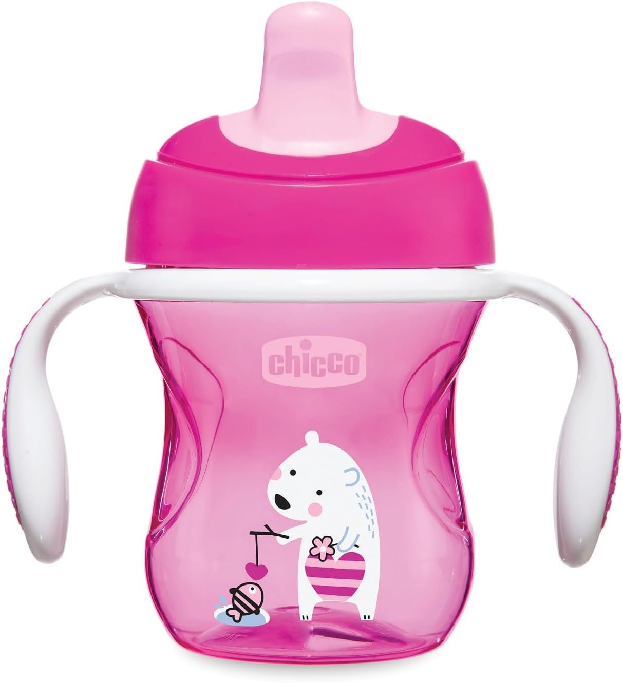 Chicco Yarı Yumuşak Uçlu Alıştırma Bardağı (Kız, 6 Ay+) Ekonomik Seçim