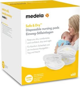 Medela Safe & Dry Tek Kullanımlık Göğüs Pedleri 60 Adet | Üstün Koruma & Konfor