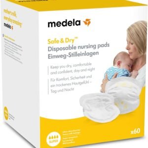Medela Safe & Dry Tek Kullanımlık Göğüs Pedleri 60 Adet | Üstün Koruma & Konfor