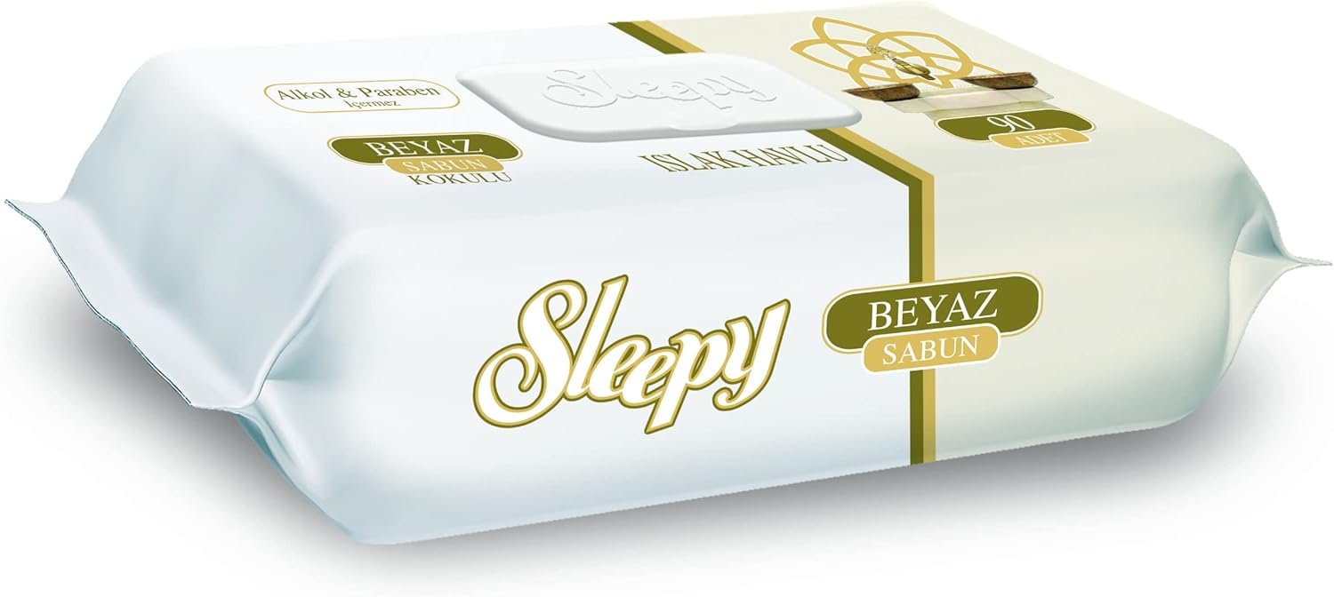 Sleepy Beyaz Sabun Kokulu Islak Havlu 12x90 (1080 Yaprak) - Mega Paket