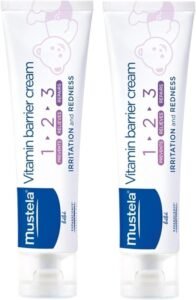 Mustela Vitamin Barrier Cream 1.2.3 Pişik Kremi 100 ml 2 Adet – Pişik Önleyici & Yatıştırıcı
