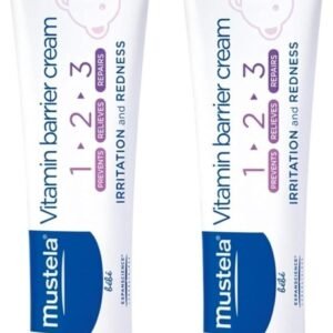 Mustela Vitamin Barrier Cream 1.2.3 Pişik Kremi 100 ml 2 Adet - Pişik Önleyici & Yatıştırıcı