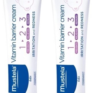 Mustela Vitamin Barrier Cream 1.2.3 Pişik Kremi 100 ml 2 Adet - Pişik Önleyici & Yatıştırıcı