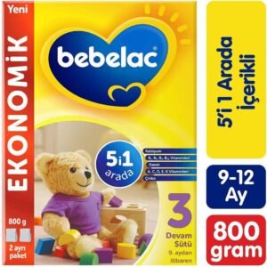 Bebelac 3 Devam Sütü 800g (9-12 Ay) – Bebeğinizin Sağlıklı Gelişimi İçin
